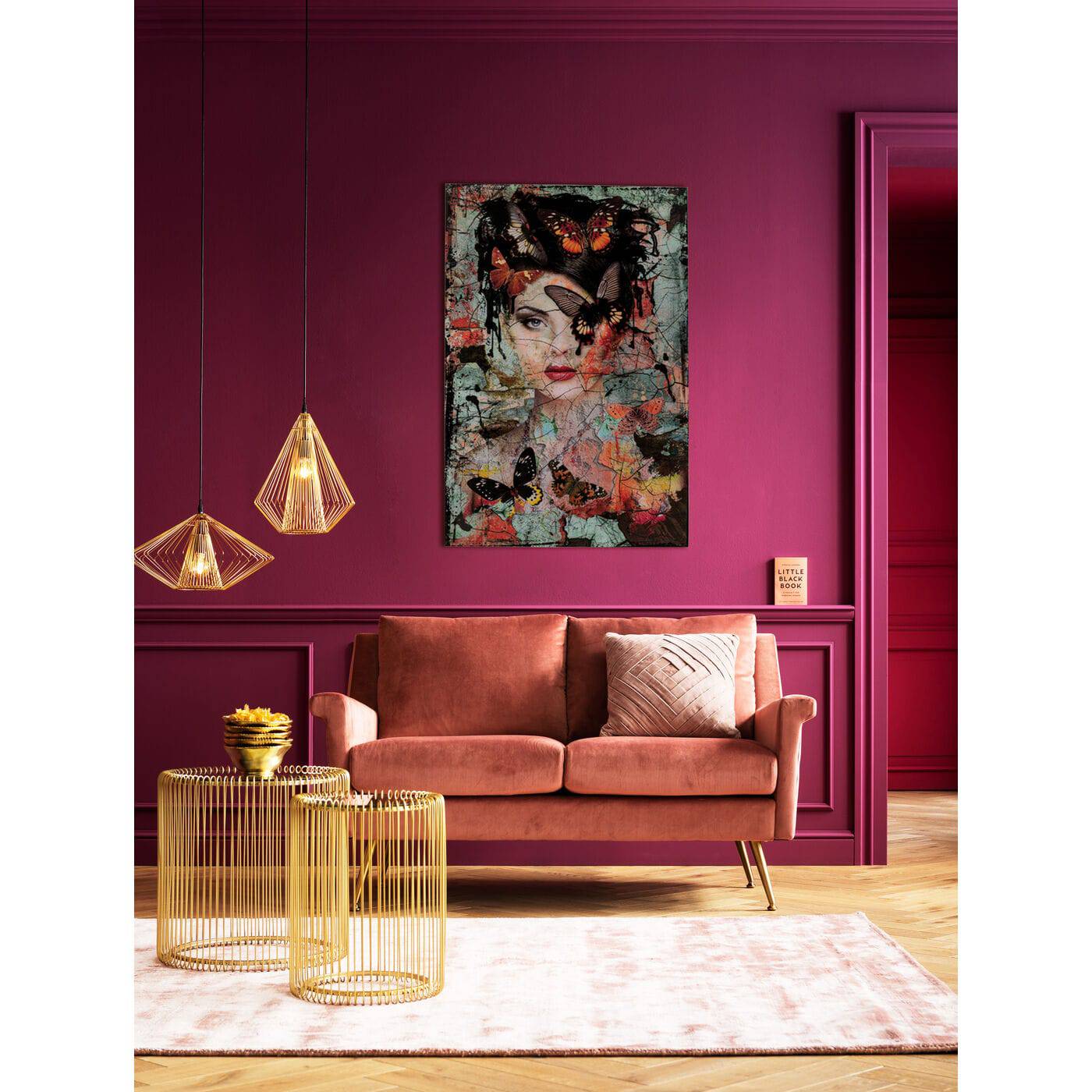 Butterfly Woman Wall Art 