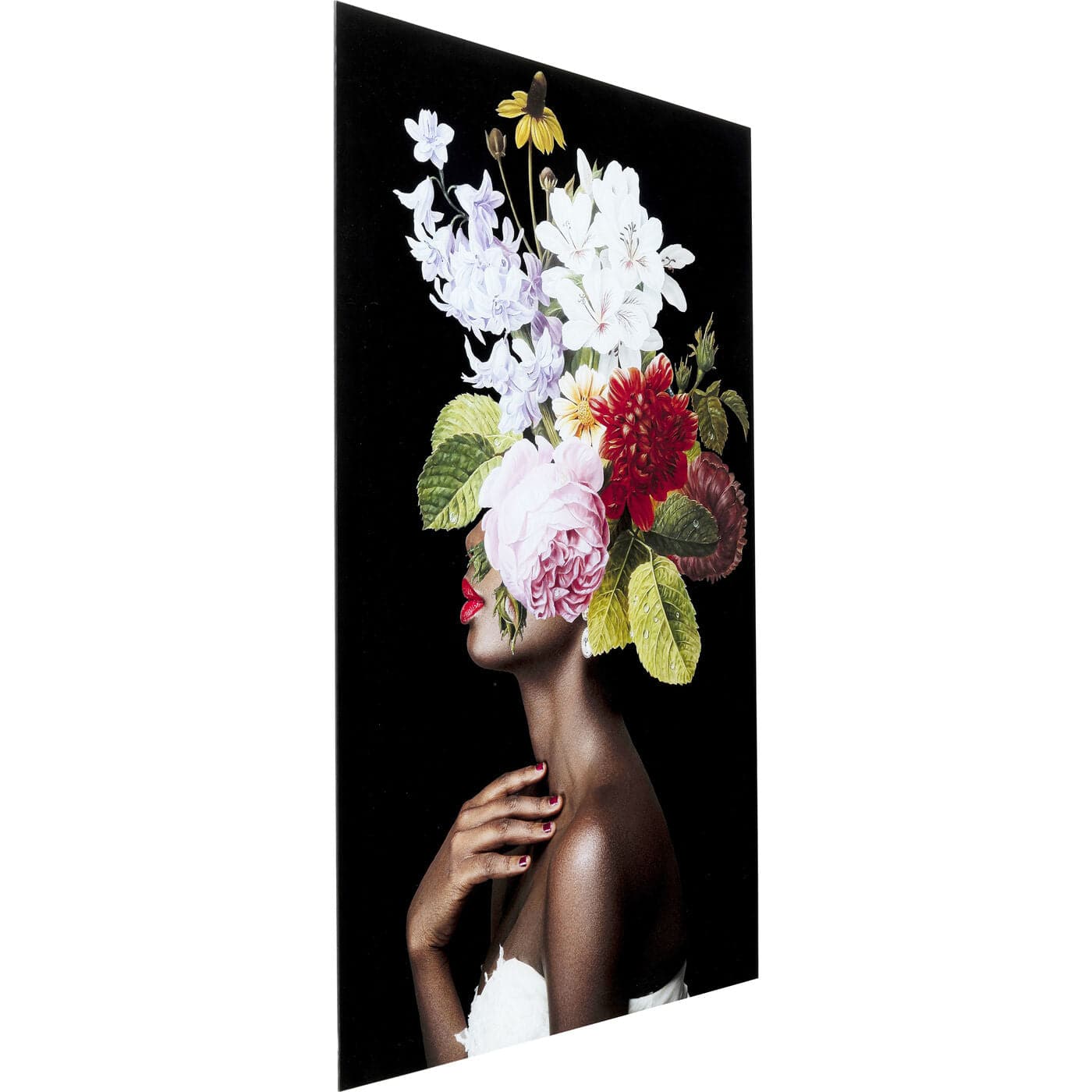 Glass Picture Ms. Bouquet 80x120cm