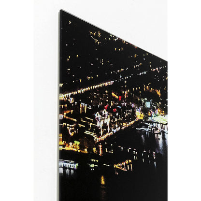 Glass Picture Midnight City 180x120cm