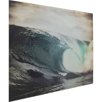 Glass Picture Big Wave 180x120cm