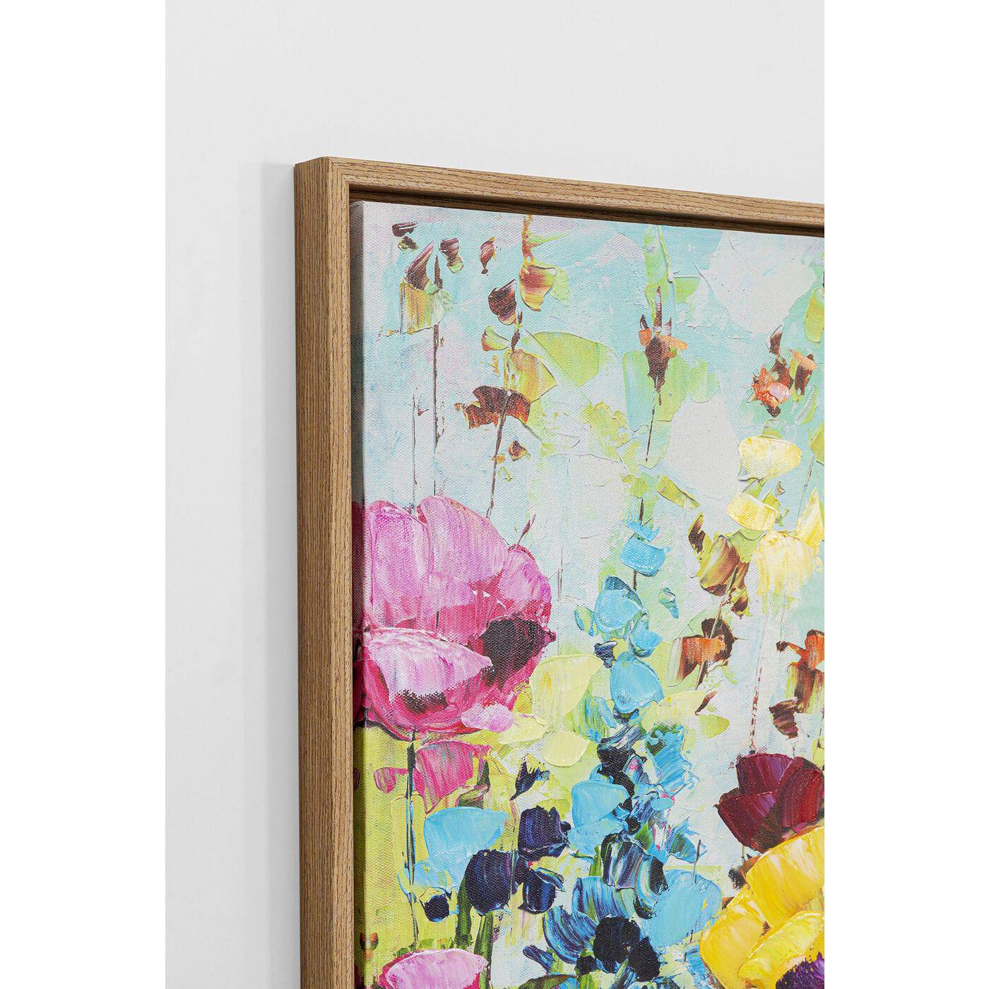 Framed Picture Flowery Meadow 100x100cm