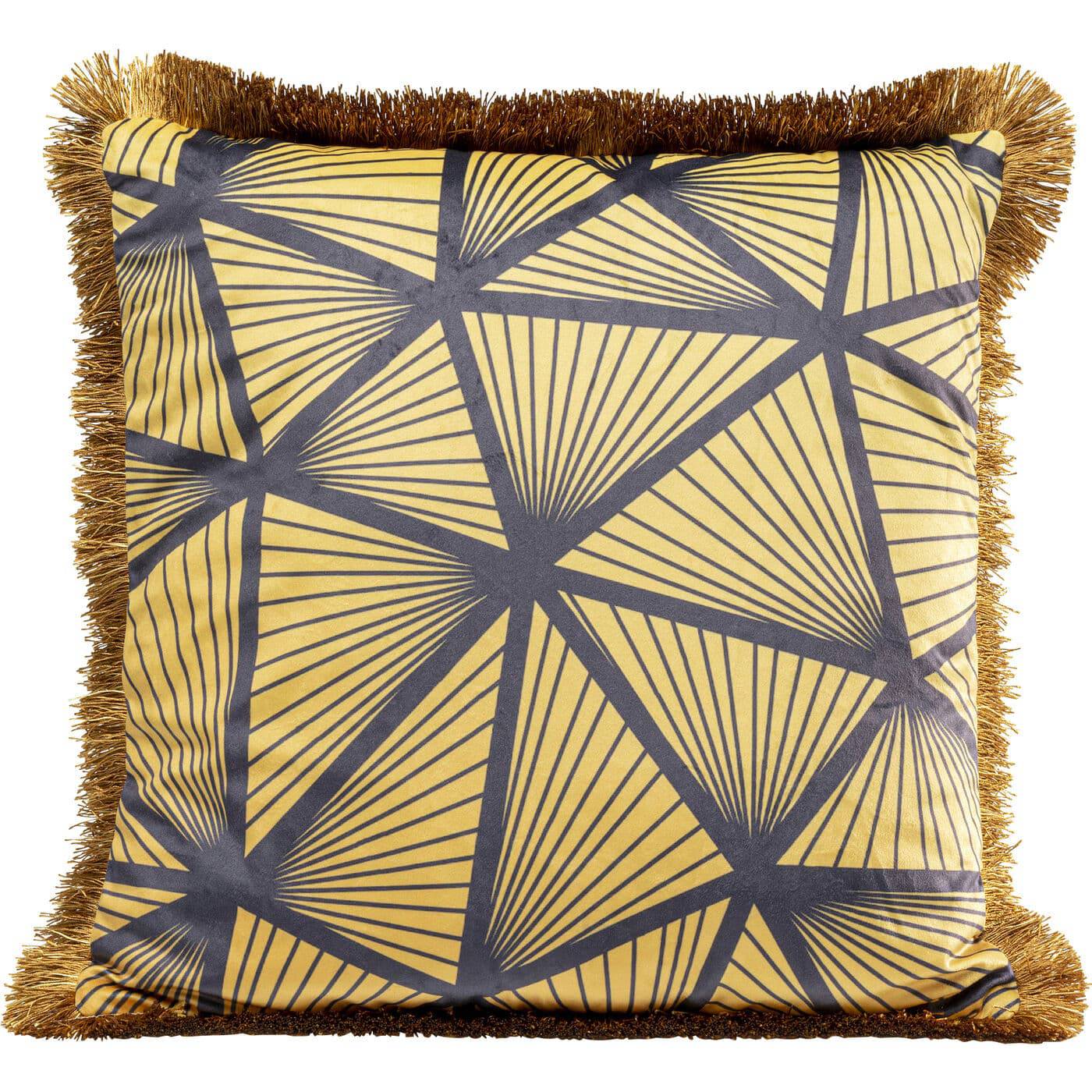 Cushion Abstract Fringe