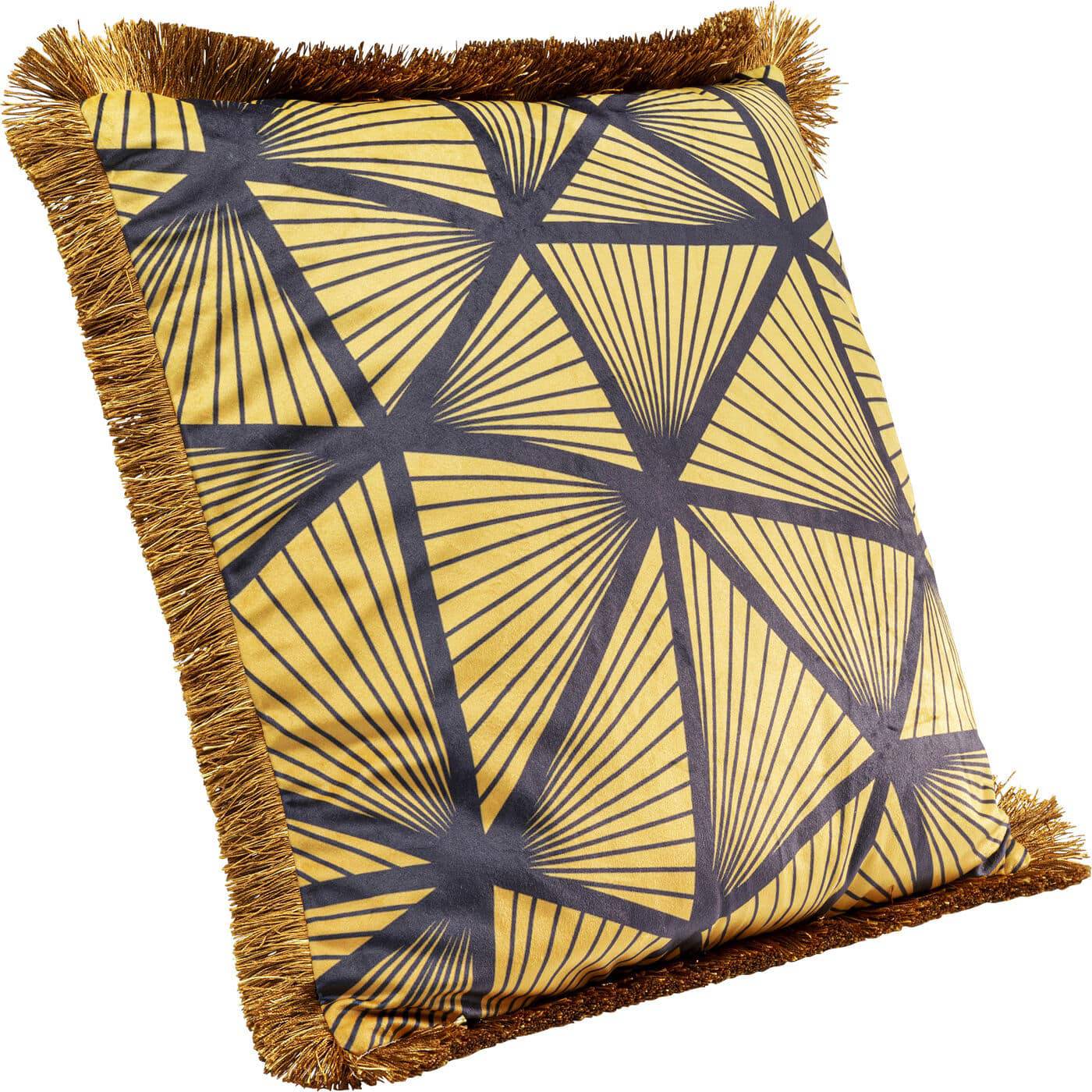 Cushion Abstract Fringe