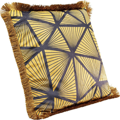 Cushion Abstract Fringe