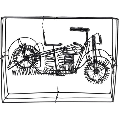 Deco Object Wire Harley Bike 32cm