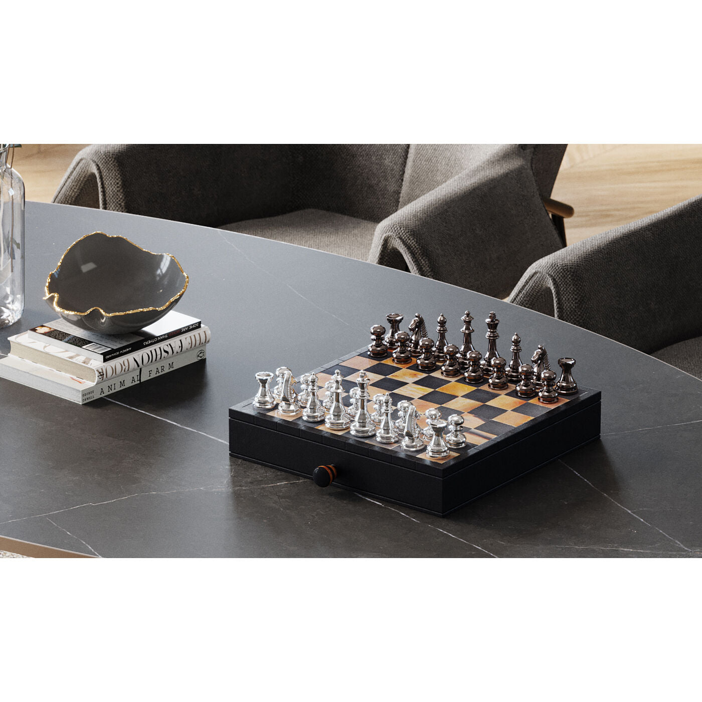 Antique Chess Board