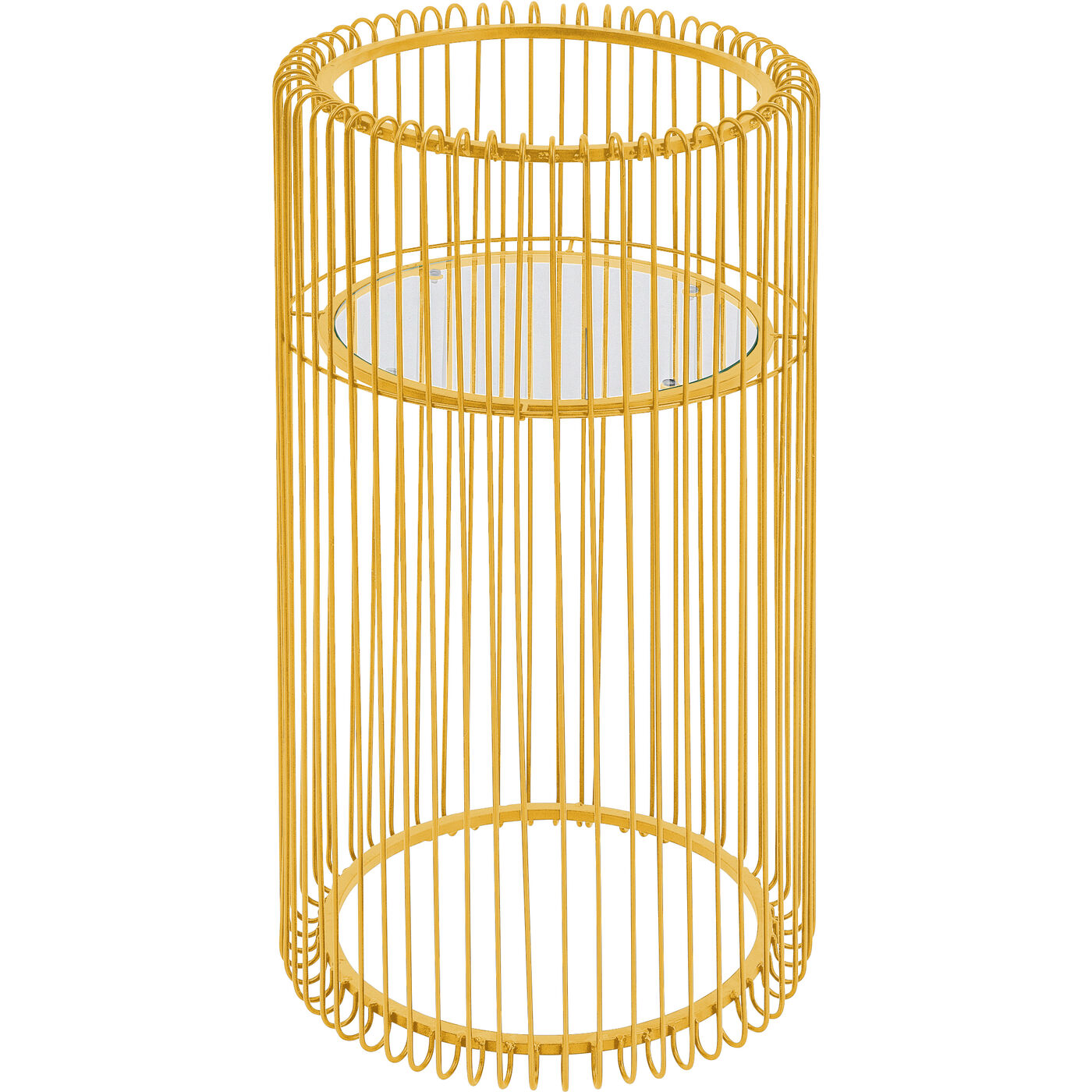 Gold Wire Plant Holder 