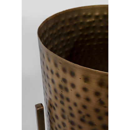 Brass-Plated Plant Pot