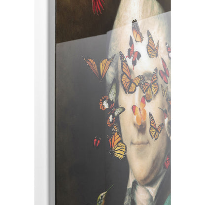 Glass Picture Noble Butterfly 100x150cm