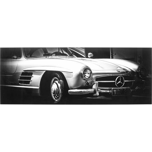 Glass Picture Classic Car 160x60cm