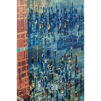 Glass Picture 3D Future City 150x100cm