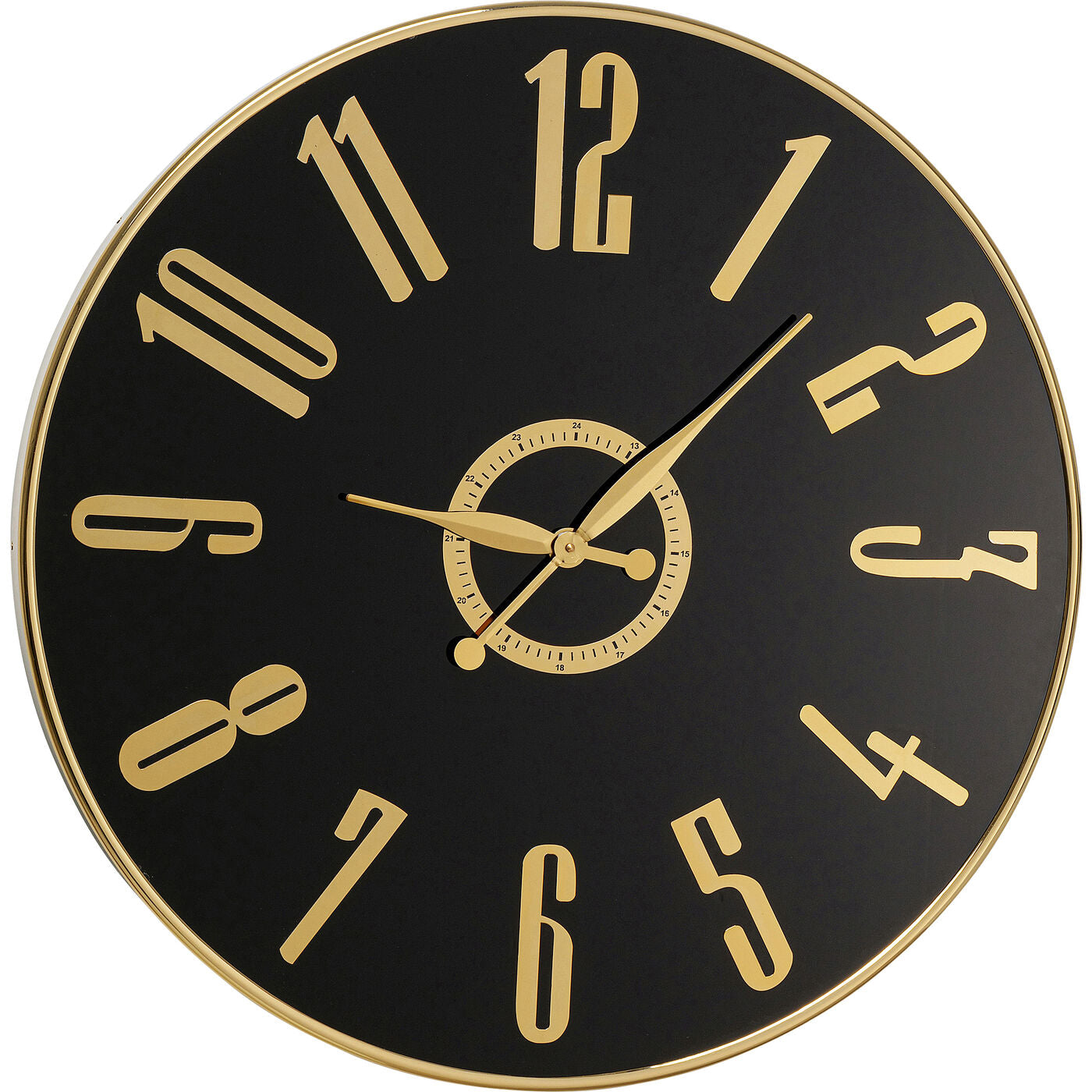 Wall Clock Casino Black Ø76cm