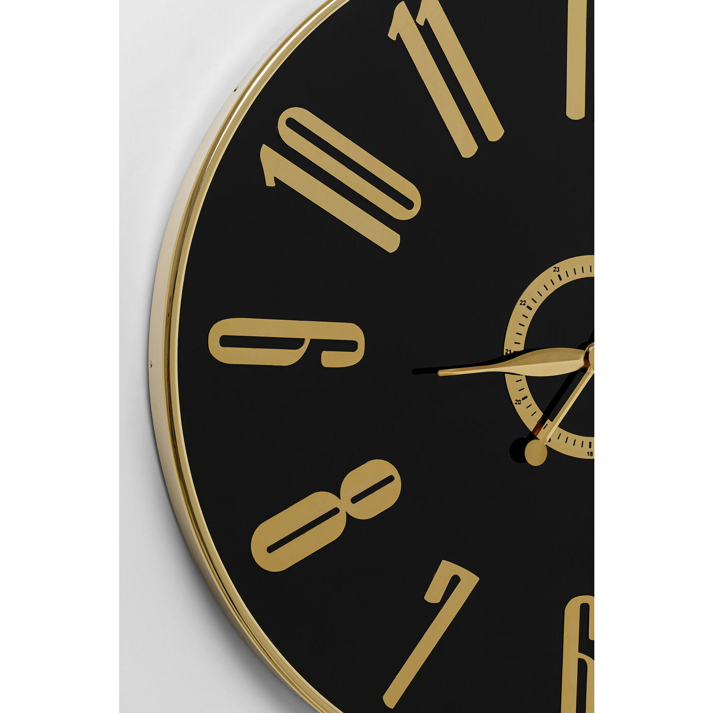 Wall Clock Casino Black Ø76cm