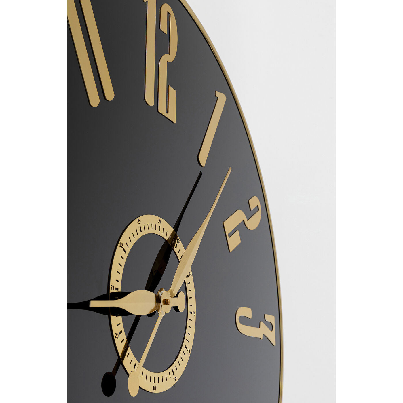 Wall Clock Casino Black Ø76cm