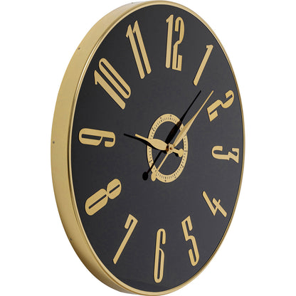 Wall Clock Casino Black Ø76cm