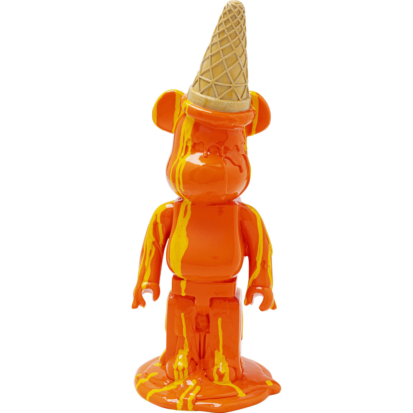 Orange Bear Figurine