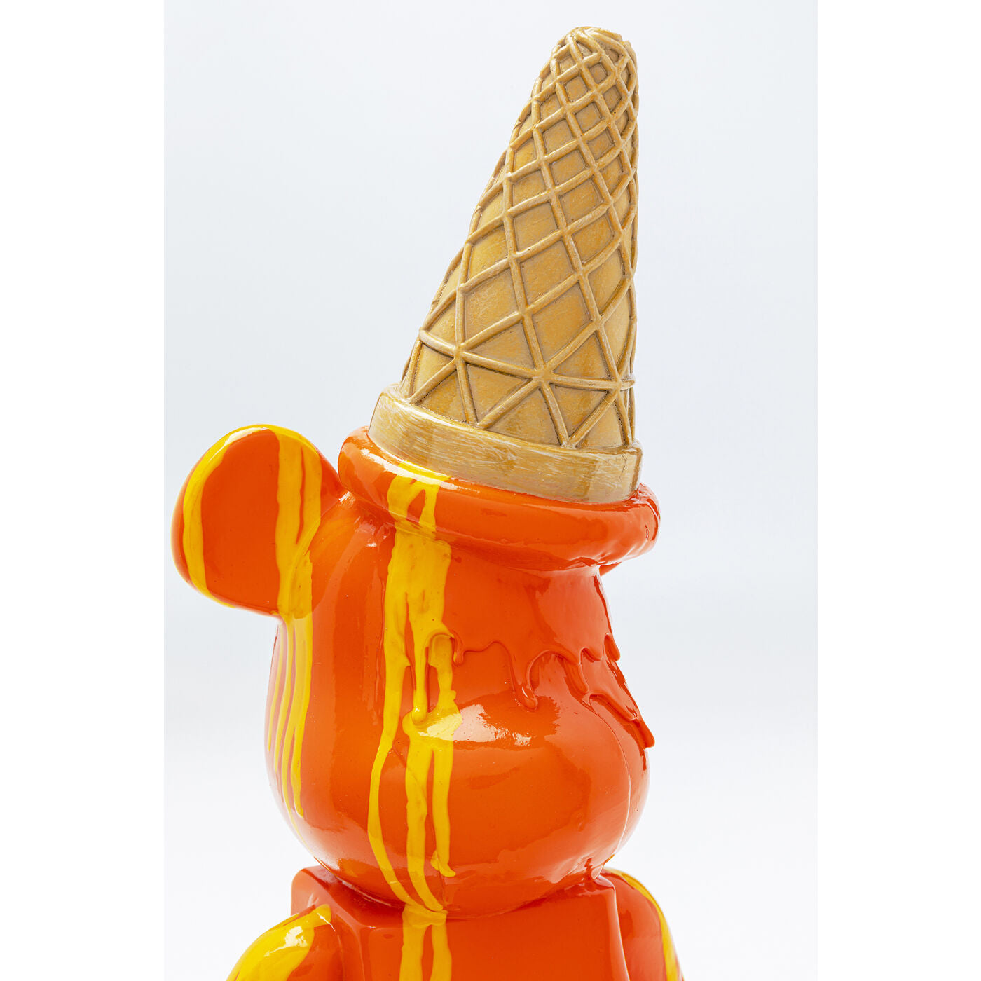 Orange Bear Figurine