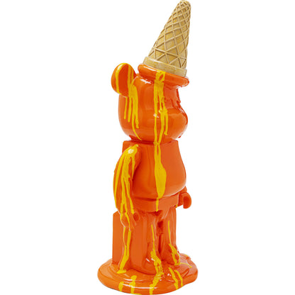 Orange Bear Figurine