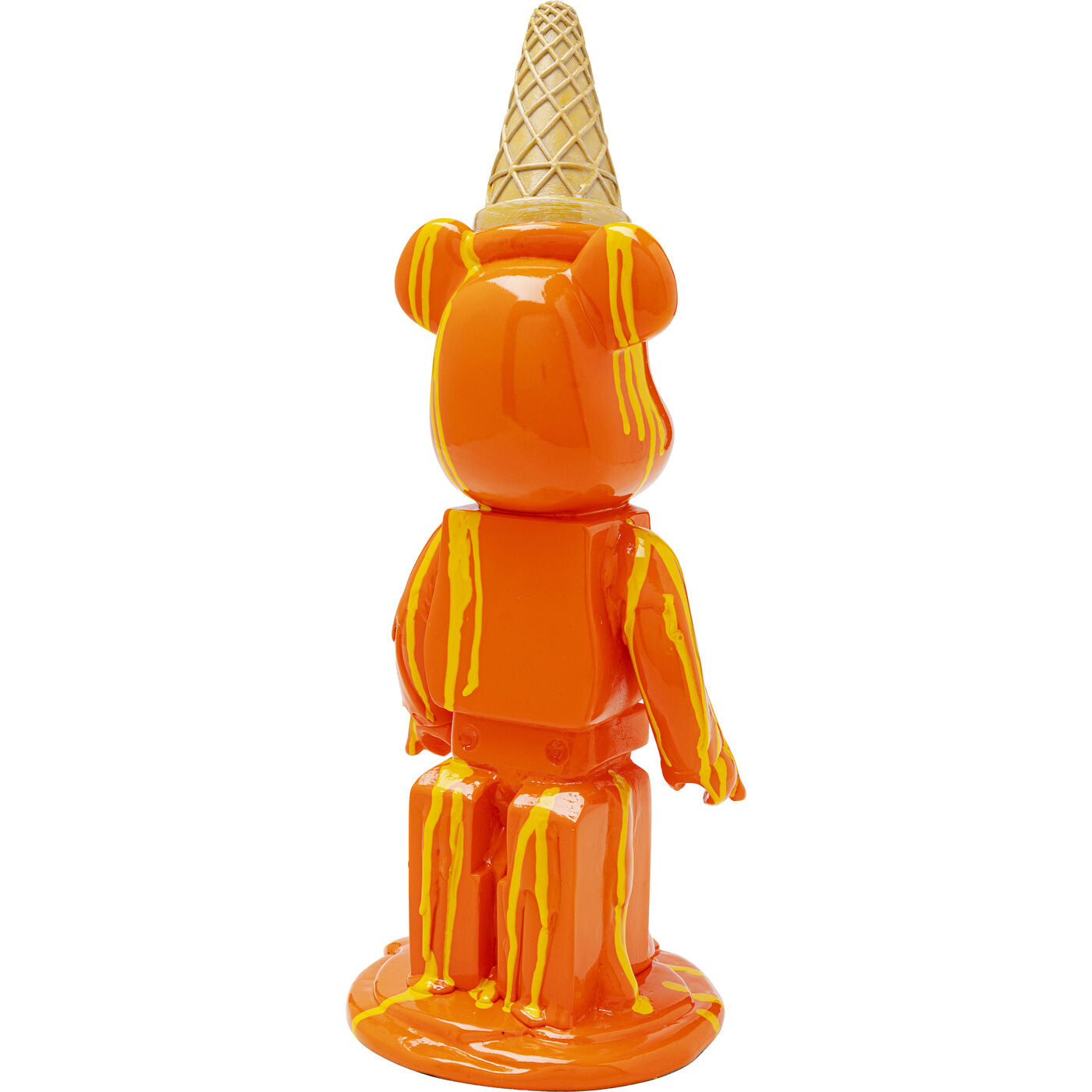 Orange Bear Figurine