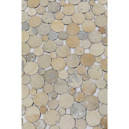 Round Beige Rug