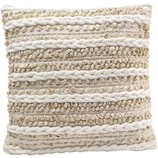 Cushion Loop Knit Beige 45x45cm