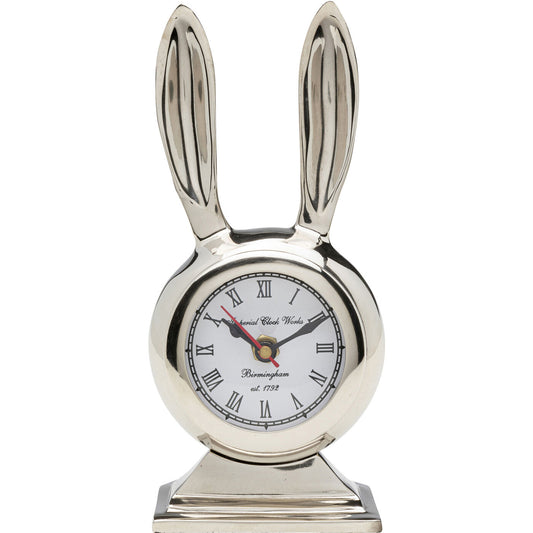 Table Clock Rabbit 10x21cm