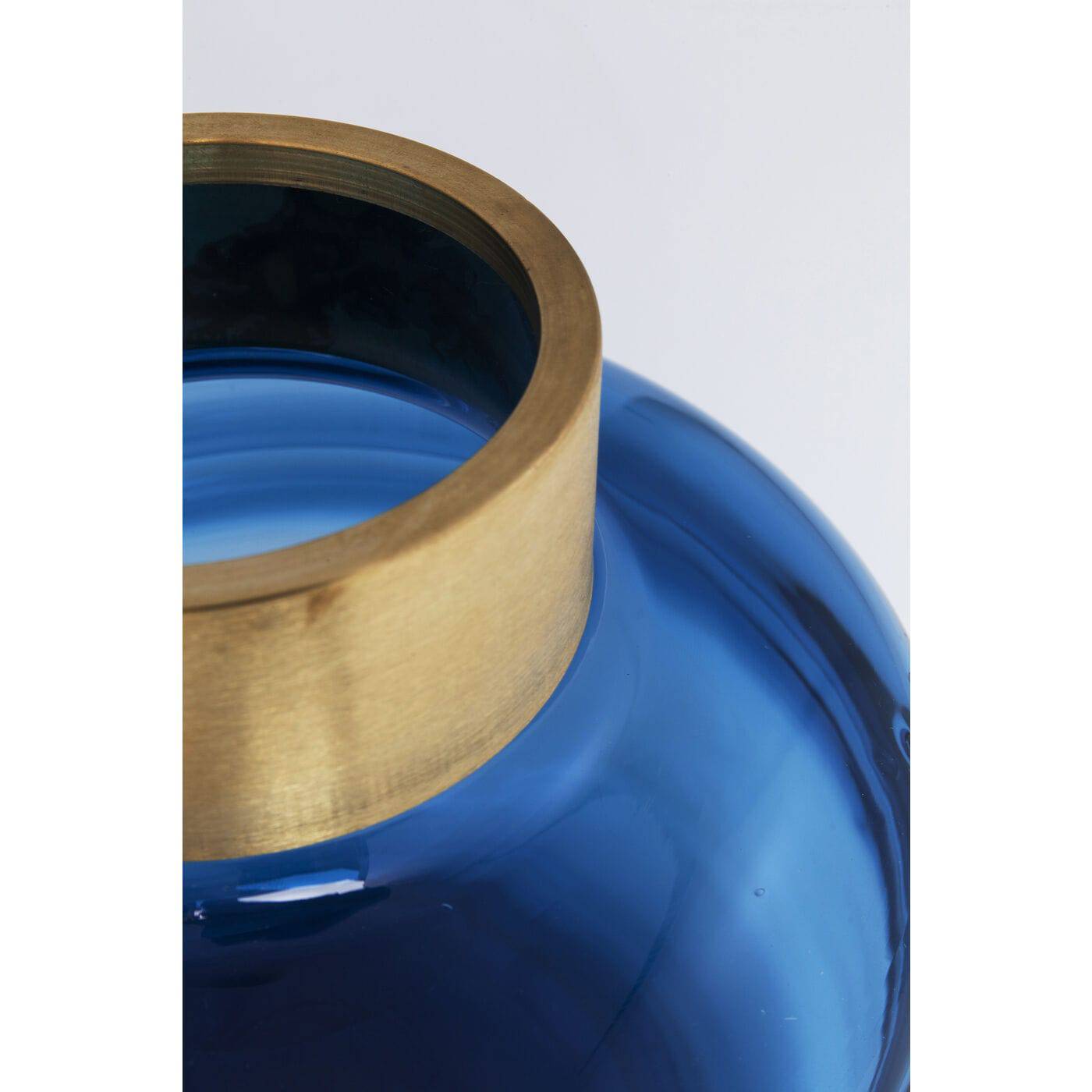 Vase Positano Belly Blue 21cm - JULIA VENCE STORE