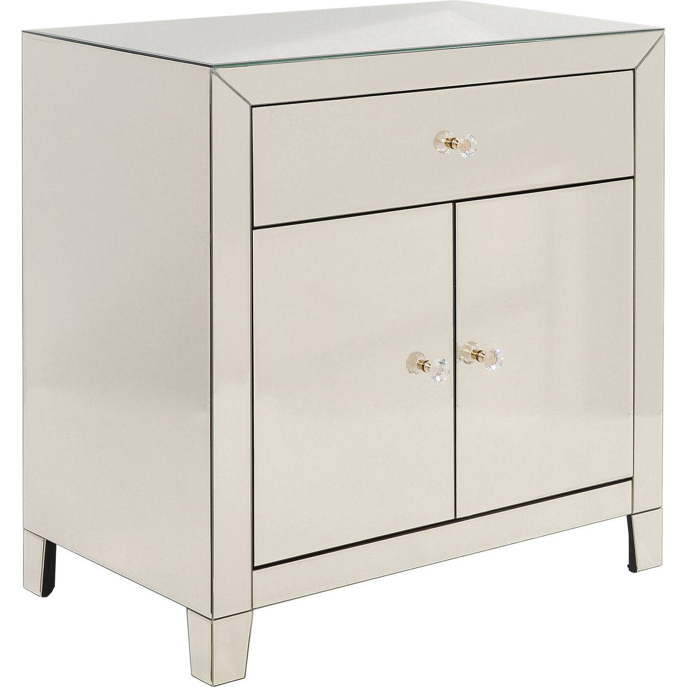 Dresser Luxury Gold 2Doors 1 Drawer - JULIA VENCE STORE