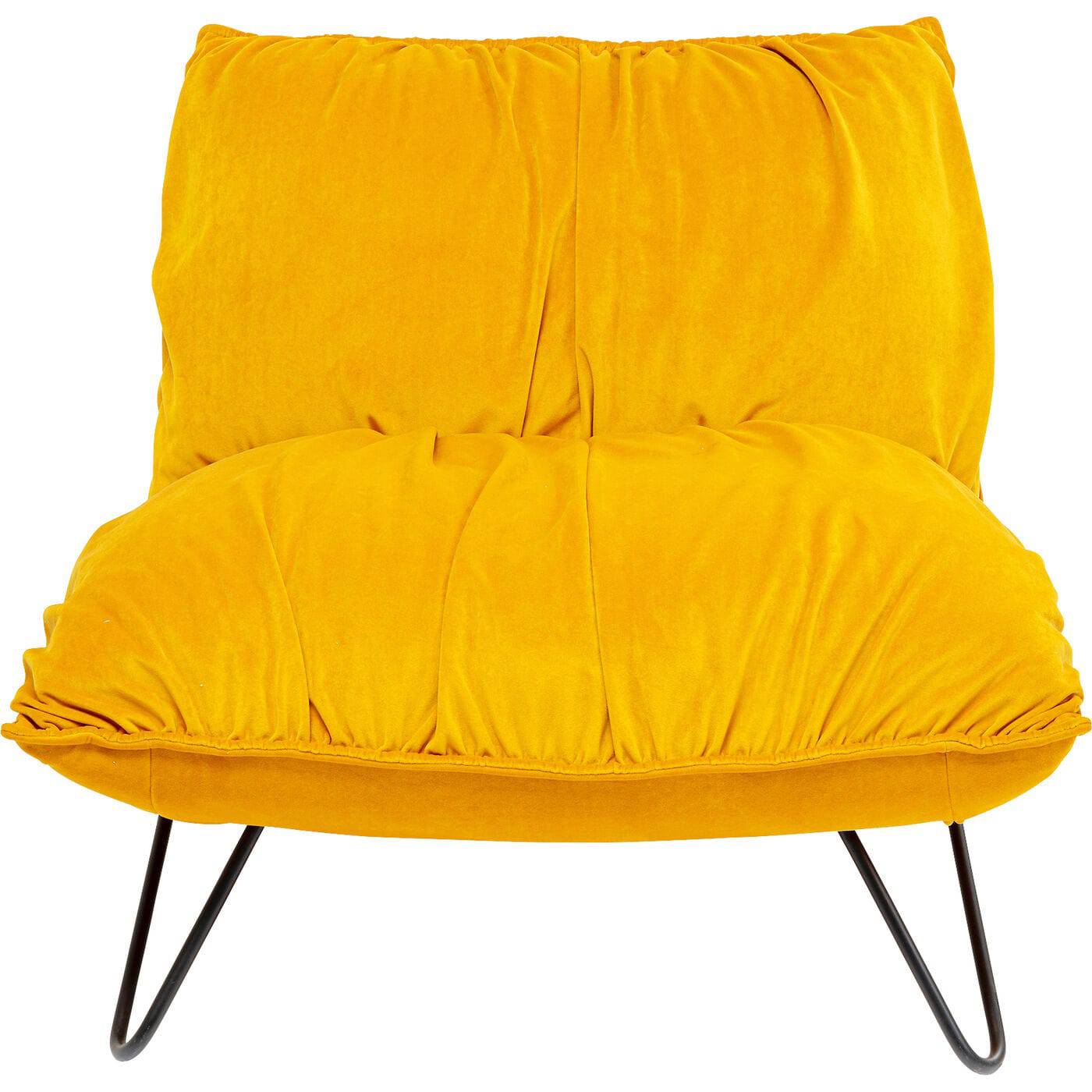 Yellow Velvet Armchair 