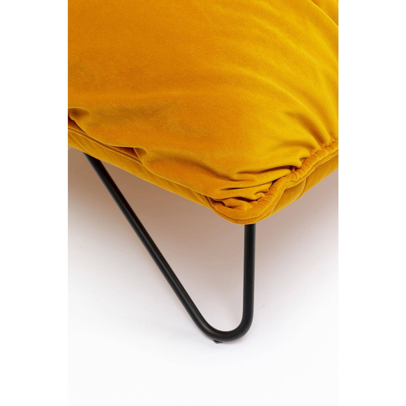 Yellow Velvet Armchair 