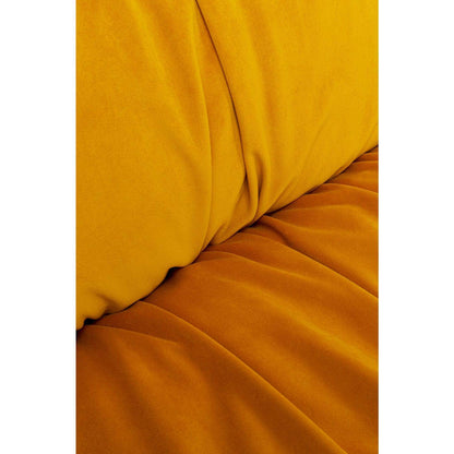 Yellow Velvet Armchair 