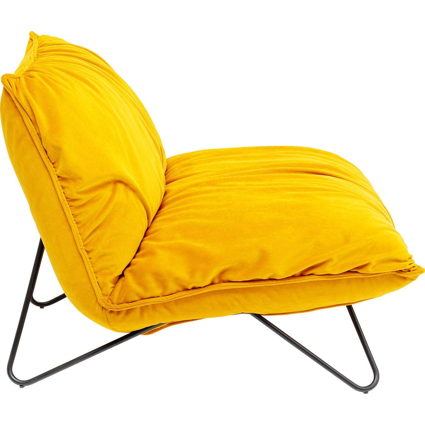 Yellow Velvet Armchair 