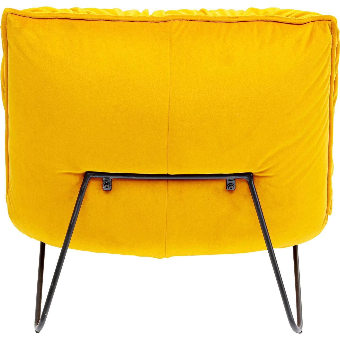 Yellow Velvet Armchair 