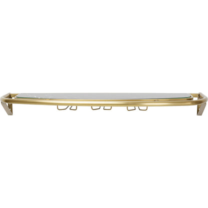 Wall Rack Treviso Gold 120x10cm