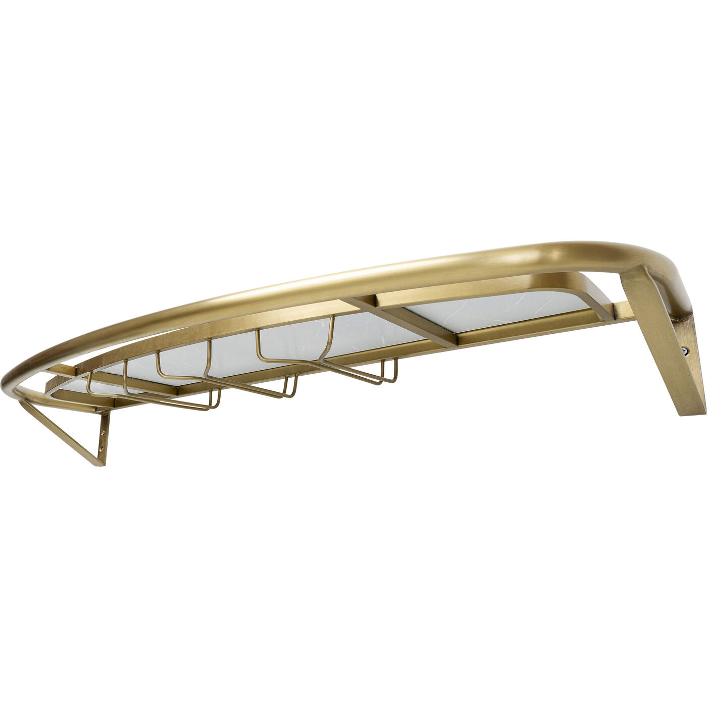 Wall Rack Treviso Gold 120x10cm