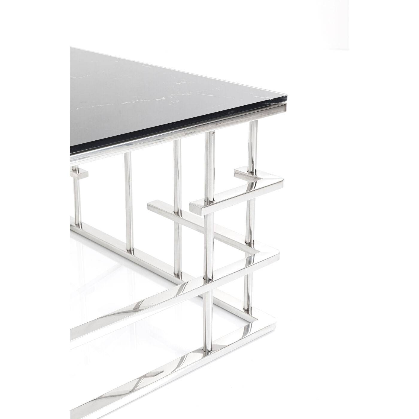 Coffee Table Rome Silver 130x70cm - JULIA VENCE STORE