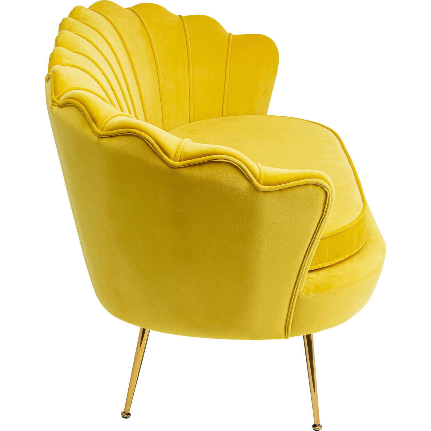 Sofa Water Lily 2 Seater Gold Yellow