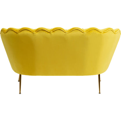 Sofa Water Lily 2 Seater Gold Yellow