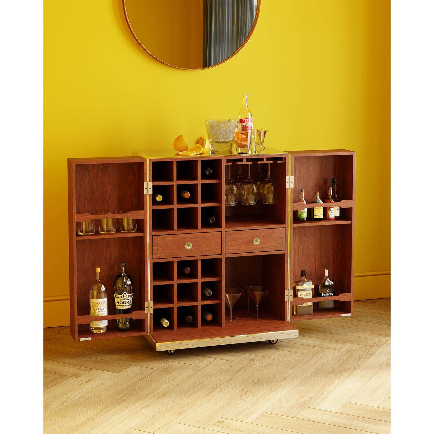 Bar Cabinet Luxury Medium 66x88cm - JULIA VENCE STORE