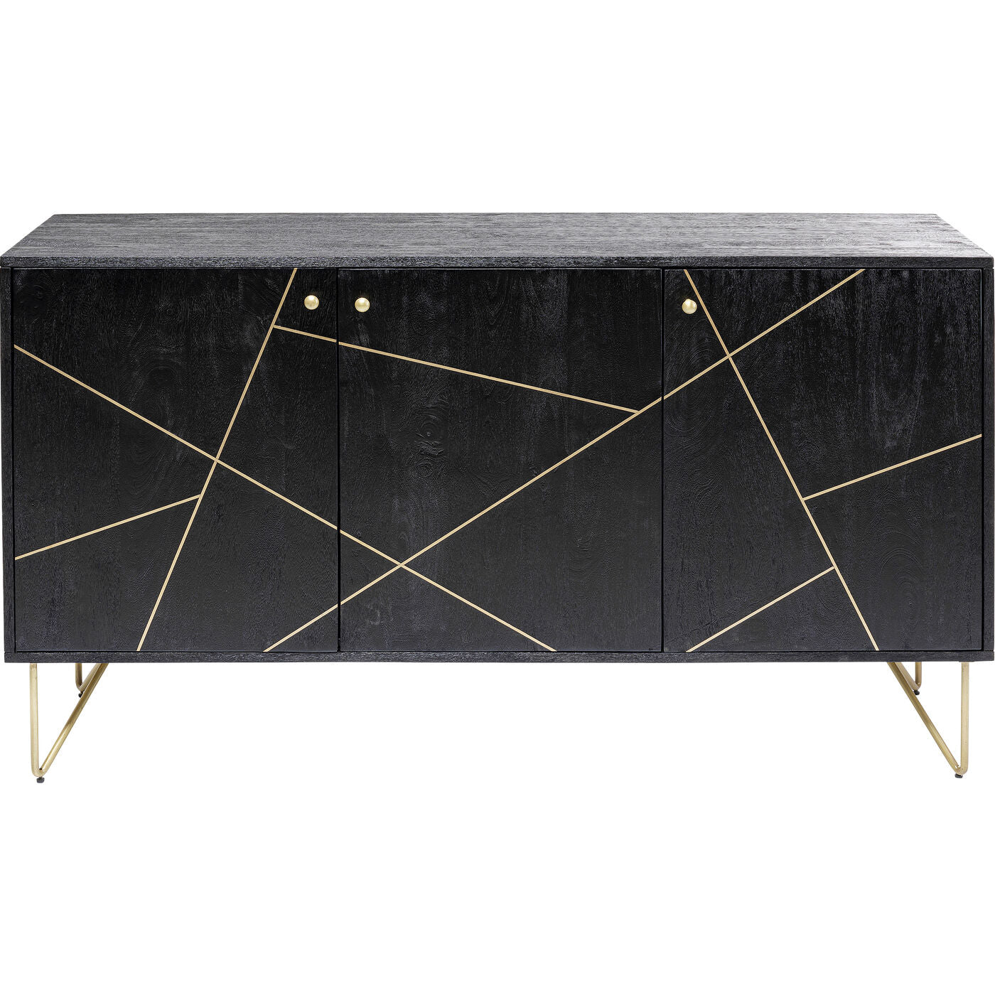 Sideboard Gold Vein 3 doors 145x82cm