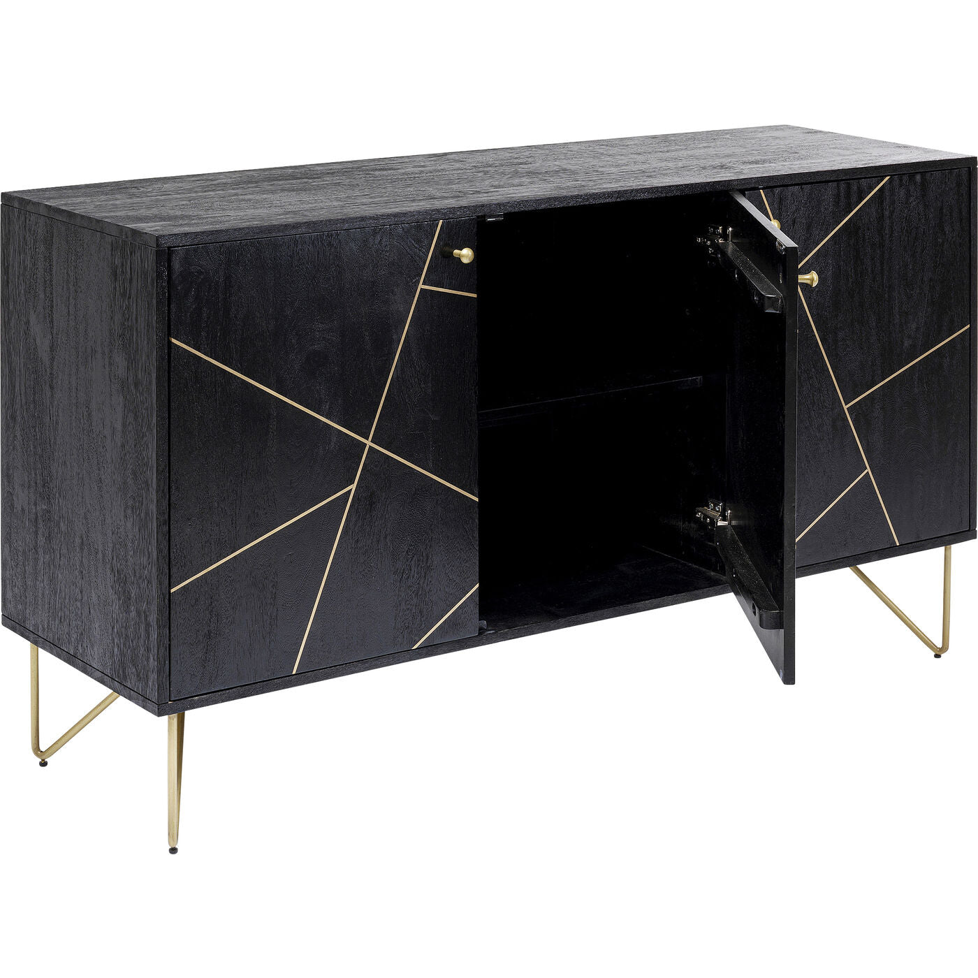 Sideboard Gold Vein 3 doors 145x82cm