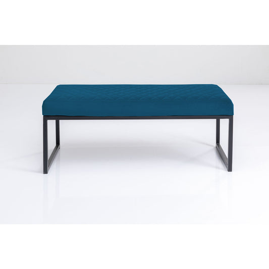 Bench Smart Velvet Petrol Black 90cm