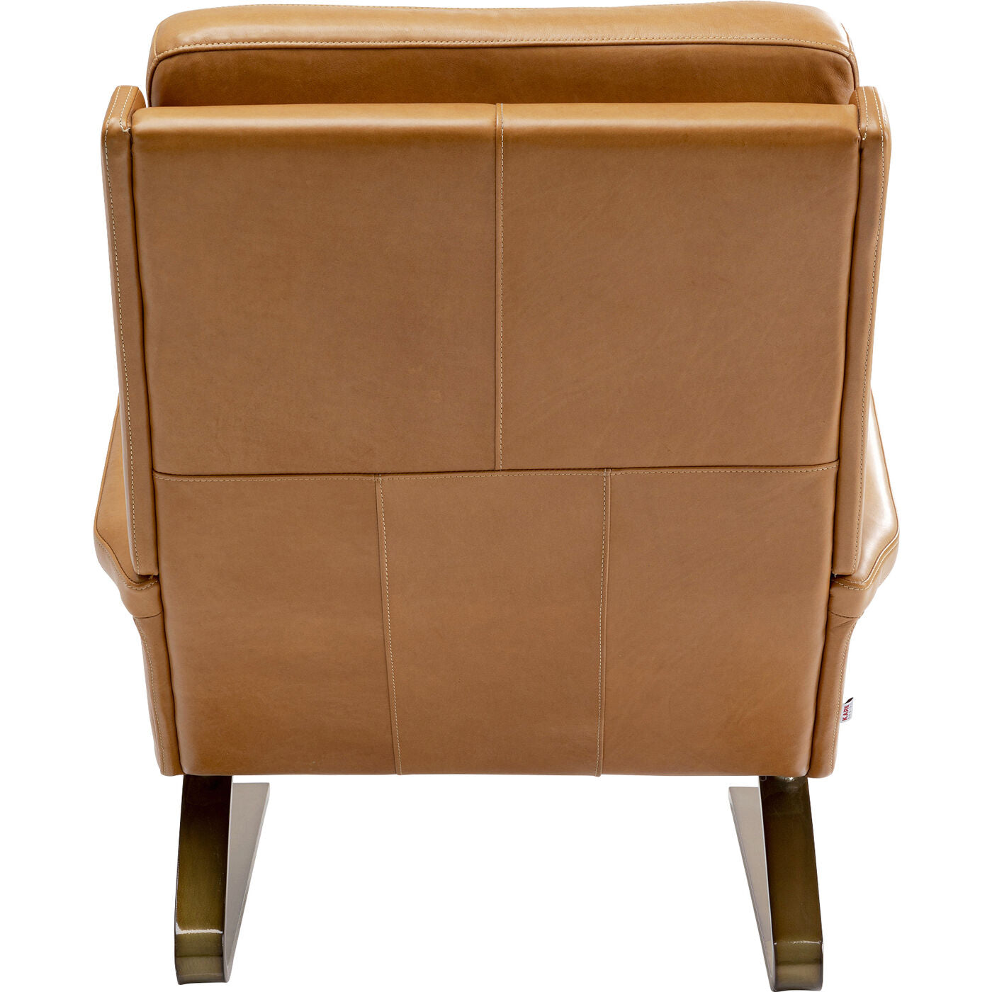 Armchair with Stool Breno Brown