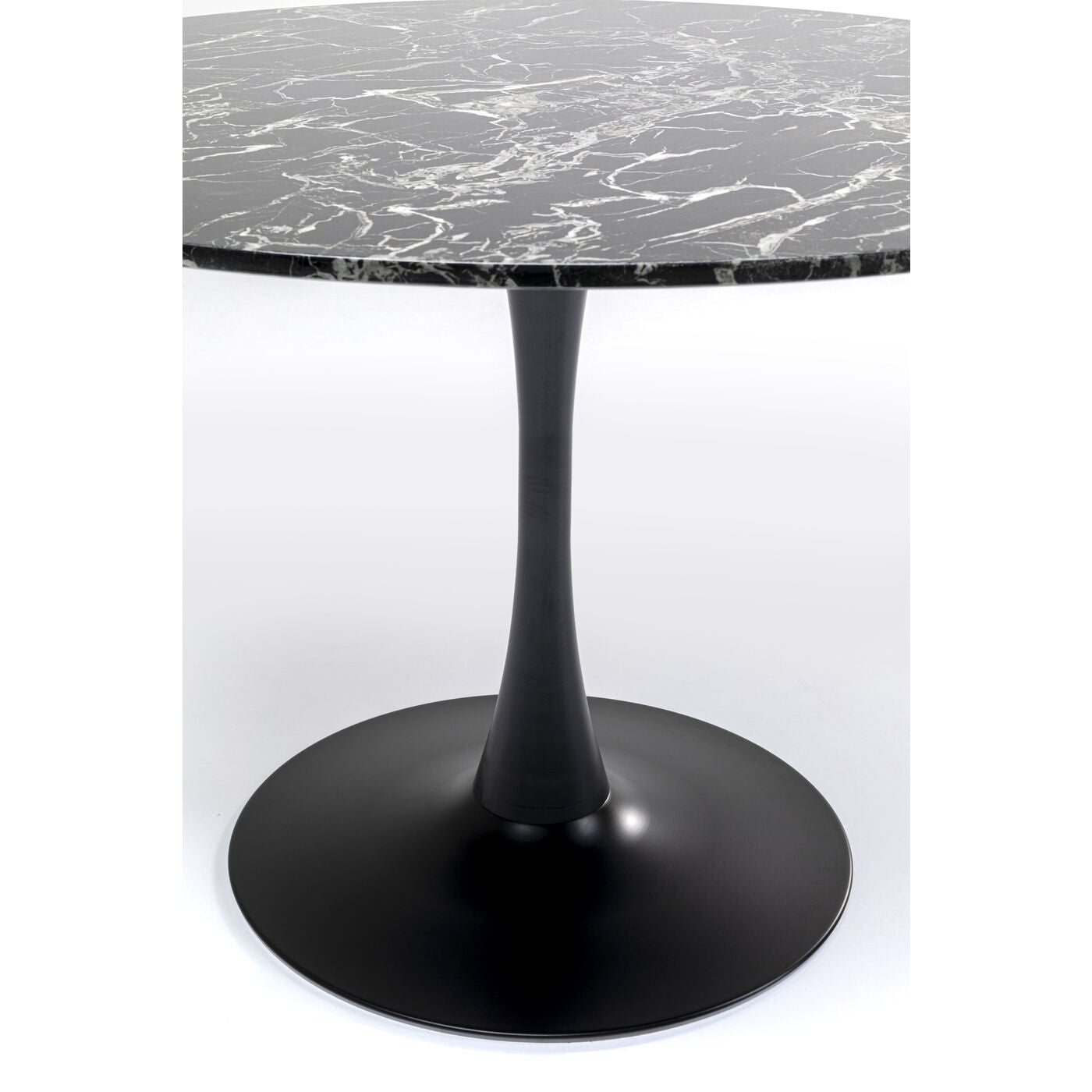 Table Veneto Marble Black √ò110cm