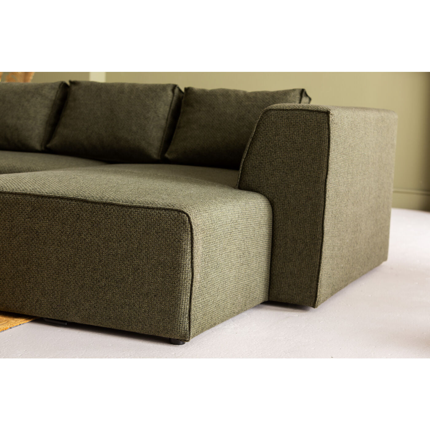 Corner Sofa Infinity Dolce Green Right