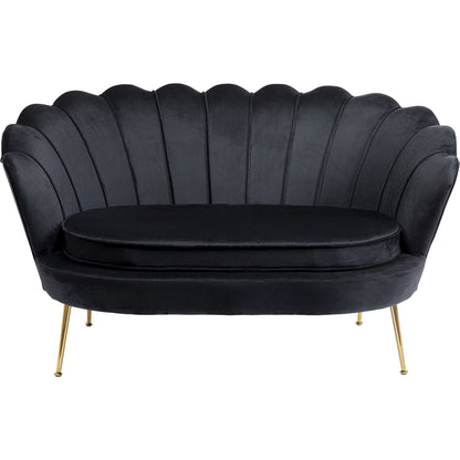 Sofa Water Lily 2 Seater Gold Black