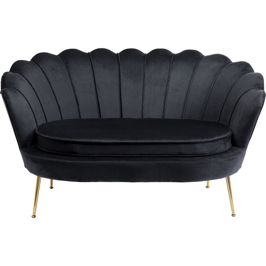 Sofa Water Lily 2 Seater Gold Black