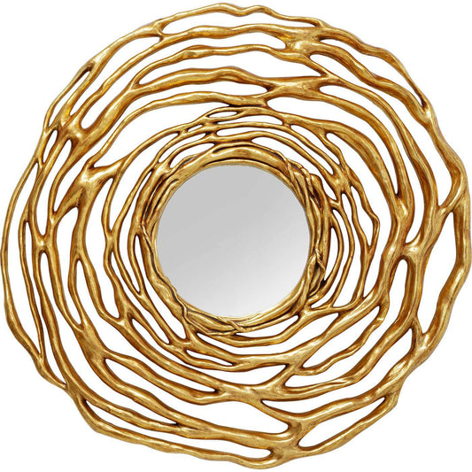 Wall Mirror Twiggy Gold Ø121cm