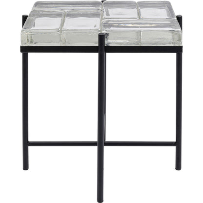 Side Table Iceline Black 43x33cm