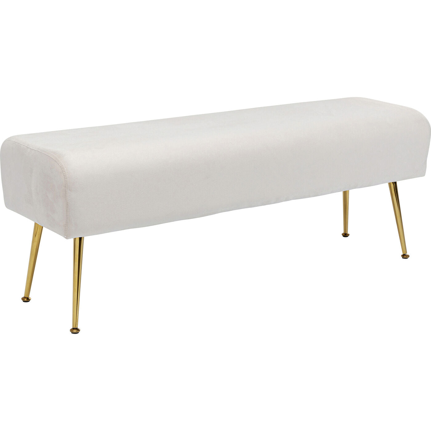 Bench Deria Velvet Cream 110cm